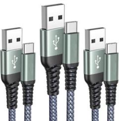 USB Type C ケーブル USB-Aケーブル 3本 1m2m 急速充電