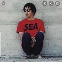 木村拓哉着用 キムタク wind and sea Tシャツ 赤 Lサイズ - メルカリ