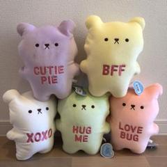 CANDY HEARTS BEAR クマ型クッション　セットのサムネイル