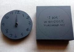 Spot ' wall clock yuki mikami × 岩㟢紙器