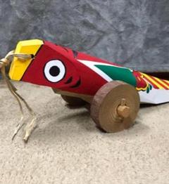 カラフル魚型木製おもちゃ