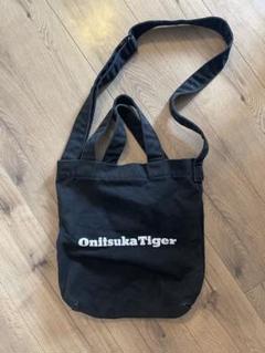 美品　ONITSUKA TIGER トートバッグ 黒 TOTE BAG