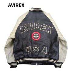2025年最新】avirex アヴィレックス オールレザースタジャンの