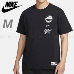 ナイキ FG バスケ プリント Tシャツ 半袖 BK 新品 M