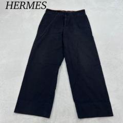 HERMES コーディュロイ パンツ ブラック 74520500 38 - メルカリ