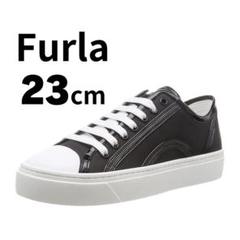 Furla(フルラ) クラシックな大人スニーカー ホワイトブラック 23cm