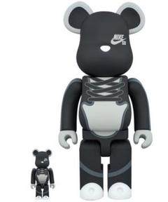 【新品】BE@RBRICK NIKE SB BLACK 100% & 400%