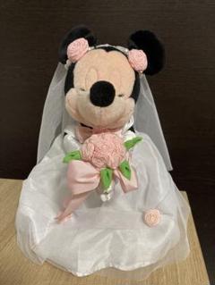ディズニーリゾート限定　ミニーマウス　ウエディング　ぬいぐるみ　オルゴール