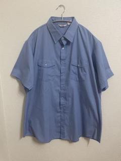Unitog ワークシャツ ブルー 古着　USA オーバーサイズ