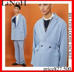 LiNoH✨ベルテッドルーズジャケット/BELTED LOOSE LiNoH（リノー）の「ベルテッドルーズジャケット/BELTED LOOSE