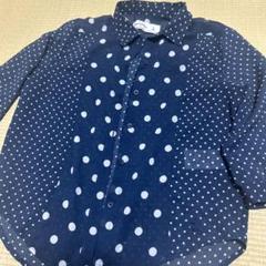Abercrombie 水玉模様 ボタンダウンシャツ S