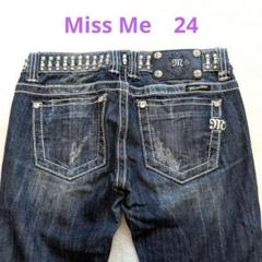 miss meミスミー ローライズ ストレート　スタッズ平成グランジデニム 24 Miss me ミスミー グレースキニーデニム 24 y2k キラキラ - メルカリ