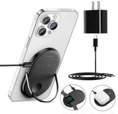 即納 THREEKEY 3in1 多機能ワイヤレス充電器 デスクトップスタンド