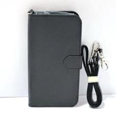★ iPhone 15 Plus 手帳型 スマホケース (ブラック)