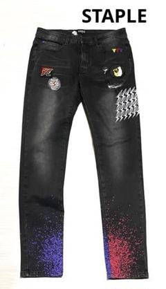 ★即納★ ステイプル STAPLE ジーンズ ロングパンツ ジーパン 楽天市場】ラスト1点【46%OFF】ステイプル STAPLE ジーンズ