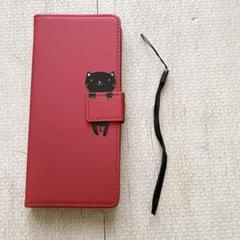 ⭐️匿名配送⭐️Xperia 1 Ⅳ ケース　レッド 黒猫　スマホケース