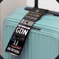 G-DRAGON★ラゲッジタグ A★ジヨン GD スーツケースストラップ