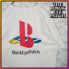 【BLACK EYE PATCH】プレステ　サンプリングロゴ　Tシャツ