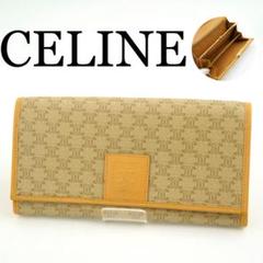 ✨未使用に近い✨ CELINE 長財布マカダム トリオンフ PVCレザー