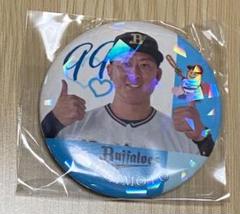 レア《#99杉本裕太郎》ピーナッツ揚缶バッジ【オリックス・バファローズ】