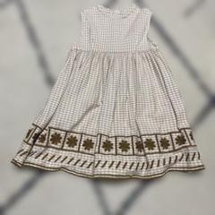 apolina 23ss ワンピース Apolina ギンガムチェック ワンピース 7-9Y - メルカリ