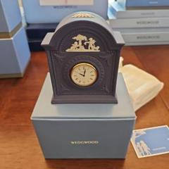 WEDGWOOD ダークブルー デスククロック