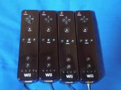 Wiiリモコン　ブラック　４つセット　動作確認済み