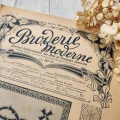 【高知インター店】 フランスアンティーク刺繍図案集 フランス刺繍新聞 メルカリ - アンティーク雑貨