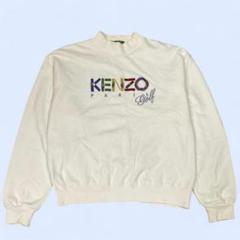 KENZO ケンゾー トレーナー ベージュ 3 ゴルフ 刺繍 ロゴ メンズ