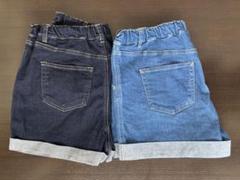無印良品 女の子ショートパンツ　ストレッチデニム　キッズショートパンツ150