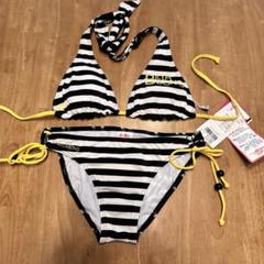 新品未使用】BILLABONG ビラボンイエローパームツリー柄ビキニ