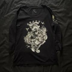 y2kロエンroenストール蛇柄　花柄平成お兄系V系archive 00s archive Roen スカル柄 七分丈 カットソー - メルカリ
