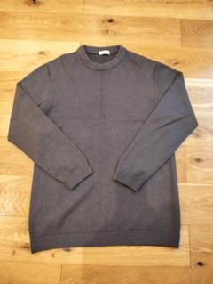 ★【エイトン】ATON ダークグレー 長袖 カシミヤセーター M ATON（エイトン）の「【ATON】 WASHI CASHMERE CREWNECK SWEATER