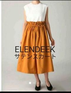 ELENDEEK　エレンディーク　ロングスカート　プリーツ　切替 ELENDEEK エレンディーク プリーツ 切替 ロング スカート サイズ