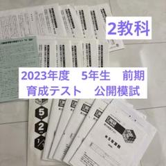 新品　2023年度　日能研　学習力育成テスト前期後期　全国公開模試他 日能研2023年度5年生 公開模試・後期育成テスト・季節講習テスト