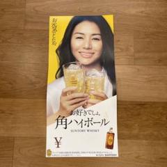 SUNTORY 角ハイボールポスター【井川遥】 - メルカリ