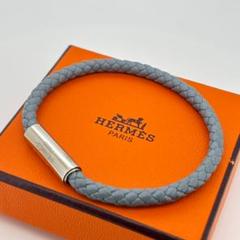 【美品】HERMES エルメス ブレスレット ゴリアテ ブルー系 ロゴ シルバー 楽天市場】エルメス（カラーブルー）（ブレスレット｜メンズ