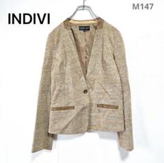 2025年最新】INDIVI レディース ノーカラージャケットの人気