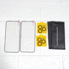 iPhone 15 Pro ガラスフィルム 2枚+カメラ2枚