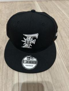 日本ハム、ニューエラ、9FIFTY 黒 スナップバックキャップ