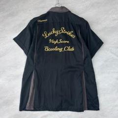 フェローズ ボーリングシャツ Lucky Strikes 刺繍入り Mサイズ