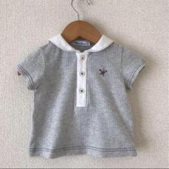 familiar セーラー Tシャツ 70 グレー