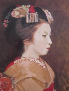 R,KOISO　小磯良平　舞妓　画集より　状態良好　新品額付 m20675938876_1.jpg?1699604407