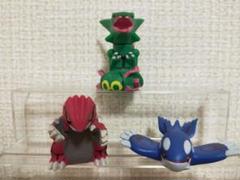 ポケモンキッズ　指人形　レックウザ　グラードン　カイオーガ　①