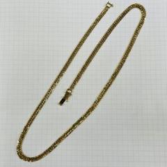 18金 喜平ネックレス 6面ダブル スターカット 52cm 30g 幅4.4ミリ