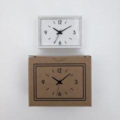 美品 無印良品 駅の時計・ミニ MJ-WCJSM2 置き時計 卓上 マグネット