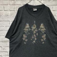 USA製90sヴィンテージTシャツ！シングルステッチ　グレー半袖古着　XL710
