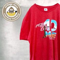 mz72625 デルタ　オーバーサイズ　プリントTシャツ　カットソー　レッド