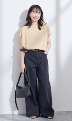 ジャーナルスタンダードレサージュ 24AW エリツキニットプルオーバー リブ 長袖 レギュラーカラー ストレッチ ウール混 F 黒 楽天市場】プルオーバー（ブランドジャーナルスタンダード