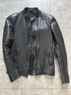 【最終価格】ISAMUKATAYAWA BACKLASH USED加工ライダース 67020600012933-1.jpg